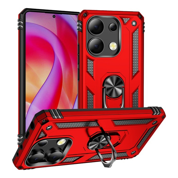 Funda Reforzada Anillo Compatible Cn Xiaomi Redmi Note 13 4g