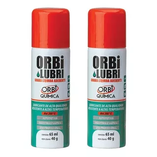 Graxa Líquida Spray Orbi Lubri 24x Tubos 65ml