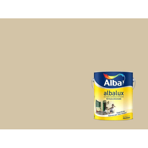 Alba Albalux esmalte sintetico brillante 4L color marfil