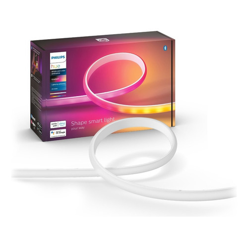 Tira Inteligente Philips Hue Gradient base 2 metros con luz multicolor