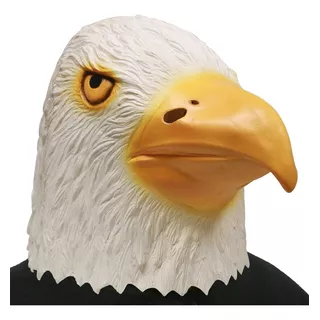 Mascara Aguila Calva 100% Latex. Color Blanco Látex