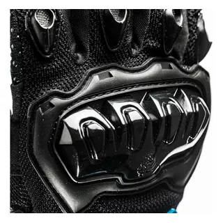 Guantes Para Motociclista Kov Delta Azul Touch Y Limpia Mica Talla Xl