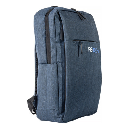 Mochila Porta Notebook Urbana Ejecutiva Porta Usb Reforzada Color Azul Linea Metro Fg Tech