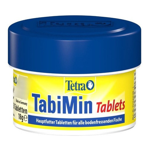 Alimento En Pastillas Tetra Tabimin Para Peces De Fondo Como Coridoras Botias Cuchas En Tarro Con 58 Tabletas