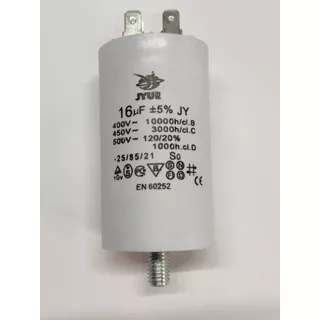 Capacitor De 16 Uf Para Motores Eléctricos 