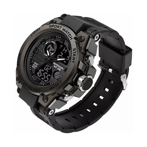 Reloj Táctico Militar Impermeable Dual Analógico Y Digital