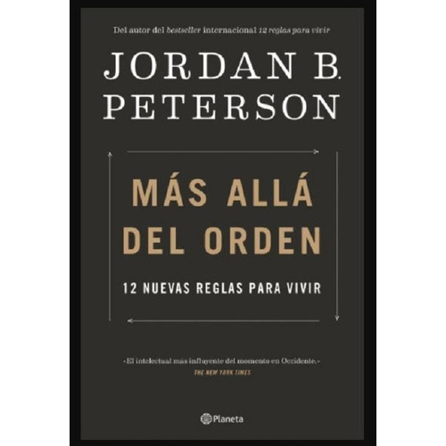 Libro Mas Alla Del Orden Jordan B. Peterson Original Nuevo