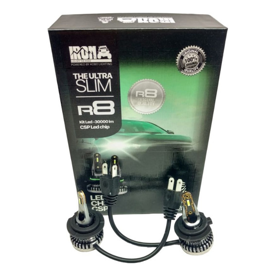 Kit Lampara Cree Led R8 2 Caras-h7 12v/ 42w Max- 30000lm