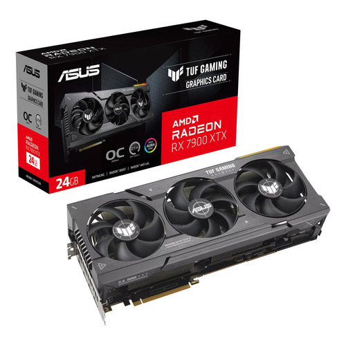 Tarjeta De Video Asus Tuf Radeon Rx 7900 Xtx Oc 24gb Gddr6