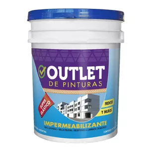 Impermeabilizante Látex Frente Muro Elástico 20litros (25kg)