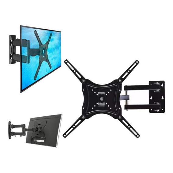 Rack Para Tv 2 En 1 Móvil Plegable Para Lcd Led Smart 32 55