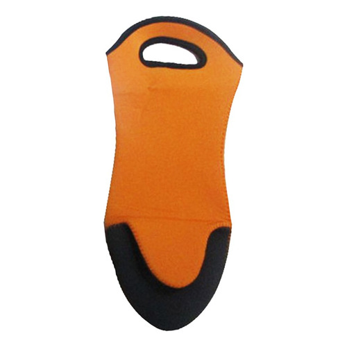 Guante Manopla De Silicona Termico Horno Cocina Agarradera Color Naranja