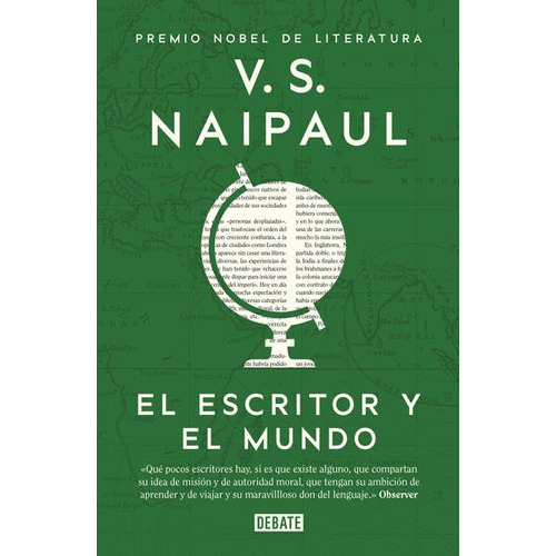 El escritor y el mundo: Ensayos reunidos, de Naipaul, V. S.. Serie Ah imp Editorial Debate, tapa blanda en español, 2018