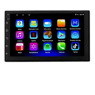 Central Multimidia 2din Android 13 7p Wifi Gps Carplay Cam