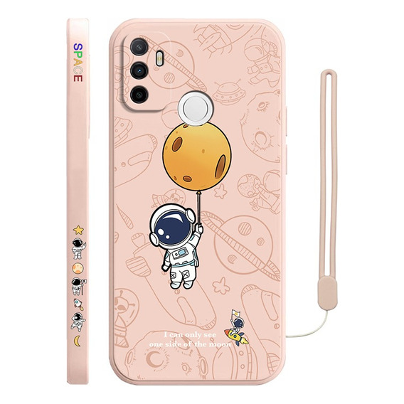 Funda Silicona Para Oppo Diseño De Astronauta +correas