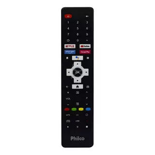 Controle Remoto Smart Tv Philco Ptv50g10ag11sk Com Netflix