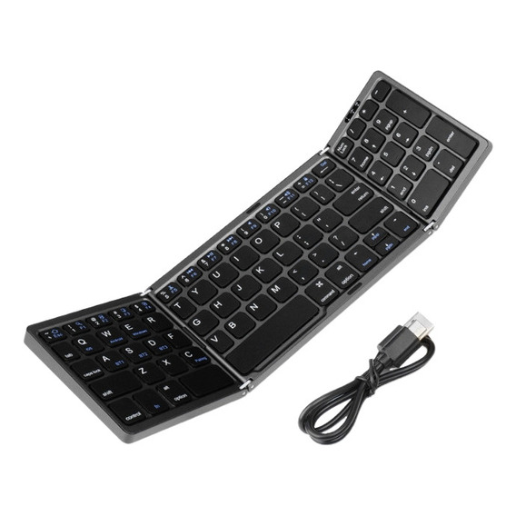 Teclado Portátil Plegable En Español Con Teclado Numérico