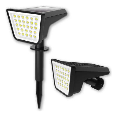 Estaca Reflector Para Jardin Led Solar 5w Luxom