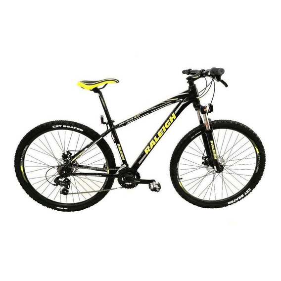 Bicicleta Raleigh Mojave 2.0 Full Shimano Color Negro/Amarillo Tamaño del cuadro 15