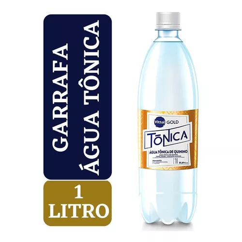 Água Tônica De Quinino Vittal Gold Garrafa 1 Litro | MercadoLivre
