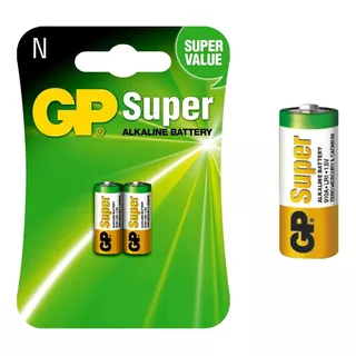 Bateria Gp Super Lr1 Tipo N 1,5v Cartela C/2 Pilhas