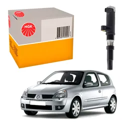  1 Bobina Ignição Ngk Renault Clio 1.6 16v K4m 2003 A 2009