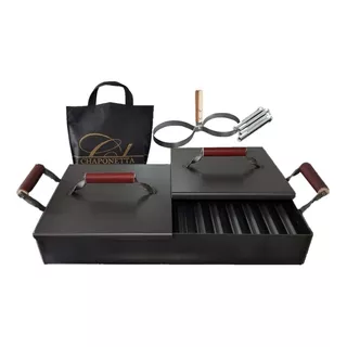 Plancha Bifera 2horn 8cm P+ Parrilla+ Doble Tapa+ Accesorio