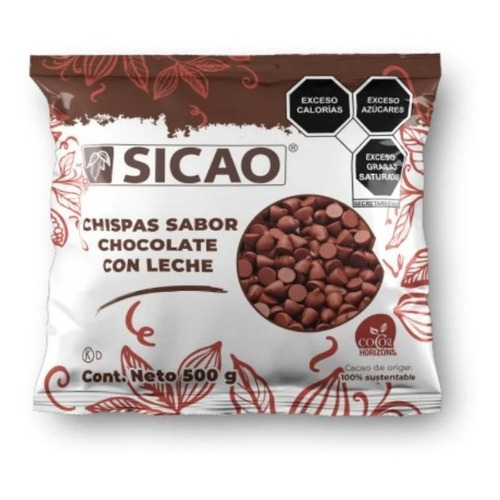 Chispas De Chocolate Con Leche Sicao 500g Barry Callebaut