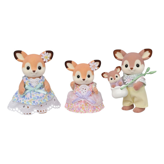 Sylvanian Families - Familia De Ciervos Ternurines Juguetes