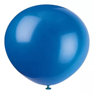 Globo Azul Perlado R12 De Latex X50und