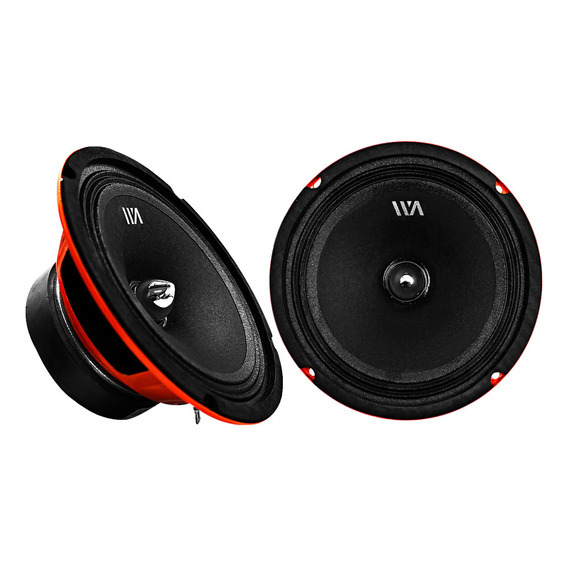 Par De Bocina Medio Rango Waraudio Cabo68 6.5 Pul 125 Rms 