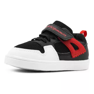 Tenis Bubble Gummers®  Para Niño Casual Velcro Choclo Negro 