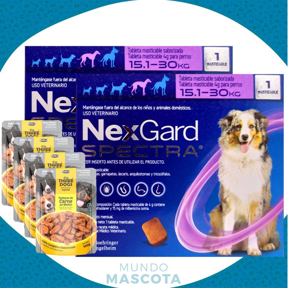 Nexgard Spectra 15,1/30 K Antiparasitario Interno Externo X2