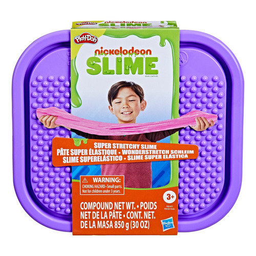Playdoh Nickelodeon Super Stretch Slime - Hasbro Color Rosado