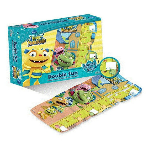 Puzzle Doble Fun Infantil Didáctico Henry Monstruito Hm120