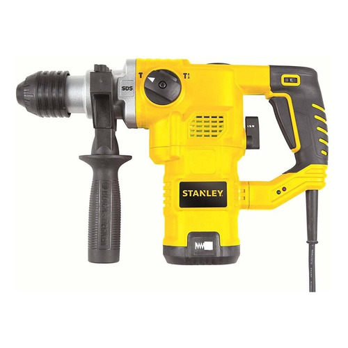 Rotomartillo electroneumático Stanley STHR1232K amarillo y negro frecuencia de 60Hz con 1250W de potencia 220V