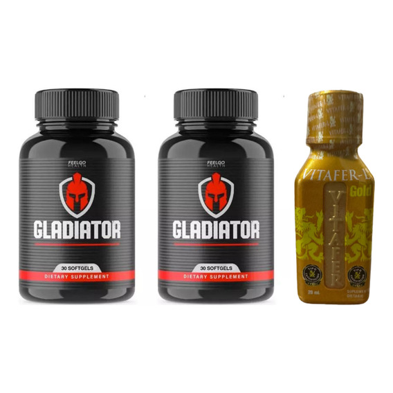 X2 Gladiador X 30 Caps + Regalo - Unidad a $2833