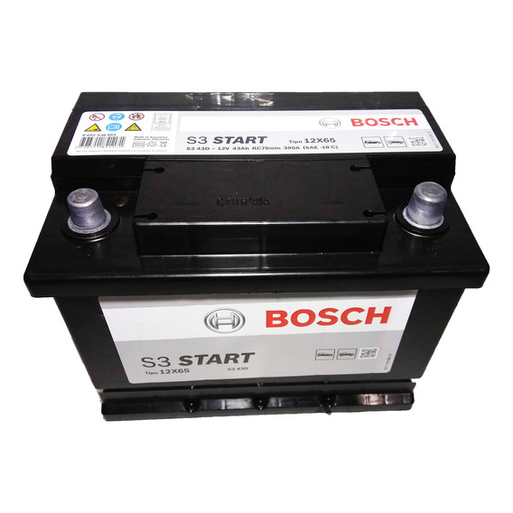 Bateria Bosch 12 X 65 + Derecho S3 43d 12v 43ah