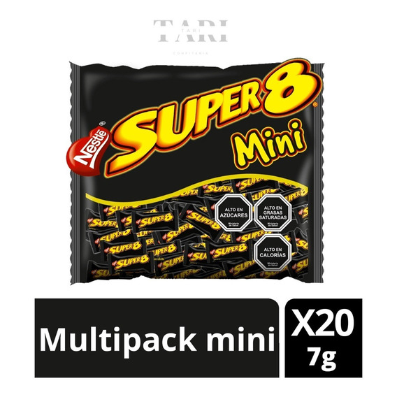 Chocolate Super 8® Mini Multipack 20x7g