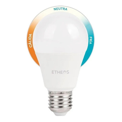 Lampara Led 9w Etheos 3 Pasos Cambia De Fría, Neutra, Cálida