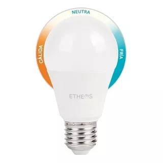 Lampara Led 9w Etheos 3 Pasos Cambia De Fría, Neutra, Cálida