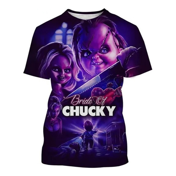 Camiseta De Manga Corta Con Estampado 3d Bride Of Chucky