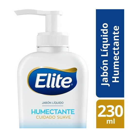 Jabón Líquido Elite Humectante Cuidado Suave 1 Un 230 Ml