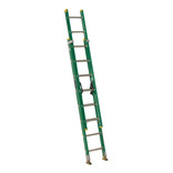 Escalera Extensible Profesional Fibra Vidrio 8+8 Escalones