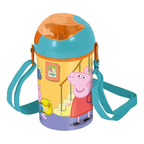 Cantimplora 450ml Pop Up Personajes Color Peppa