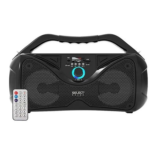 Bocina Bluetooth Portátil Select Sound Con Tws Bt1005 Color Negro