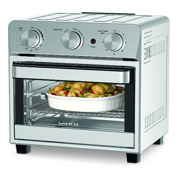 Horno Freidora De Aire Winco Spiedo Acero Inox W904 