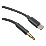 Cable Adaptador Philco Usb-c A Jack 3.5mm Fj Color Negro