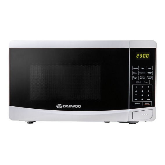 Microondas Daewoo 23 Litros Bifunción Digital 800w Blanco