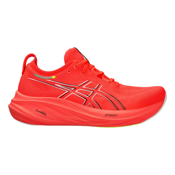 Tenis Asics Hombre Caballero Running Nimbus 26 Naranja